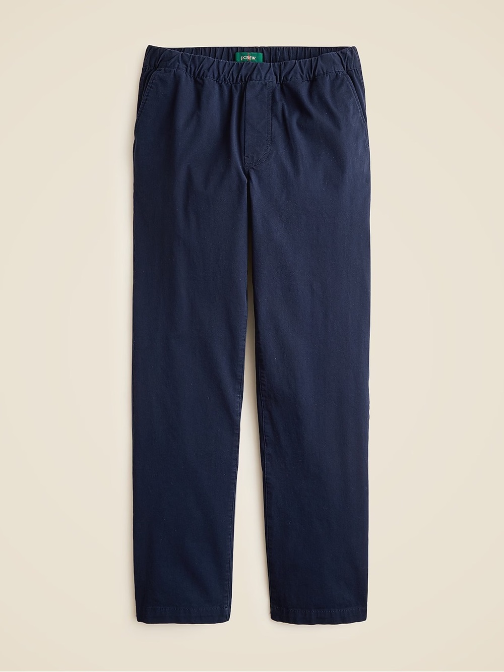 J.Crew Drawstring Pant in Stretch Cotton Blend in Navy Blue Size XS